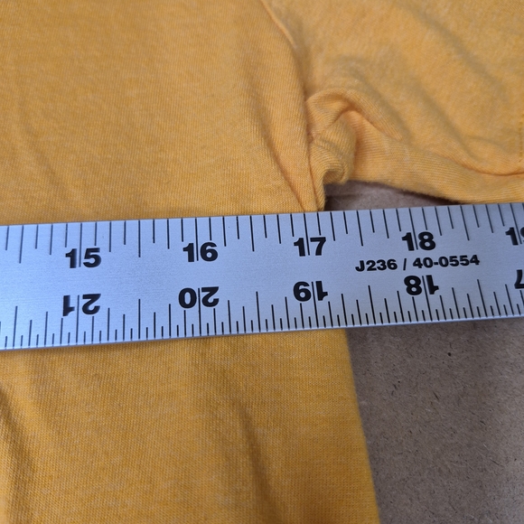 Oliver & Otis Women's Yellow Orange Tee with Pink Text 2330/320 - Picture 5 of 5